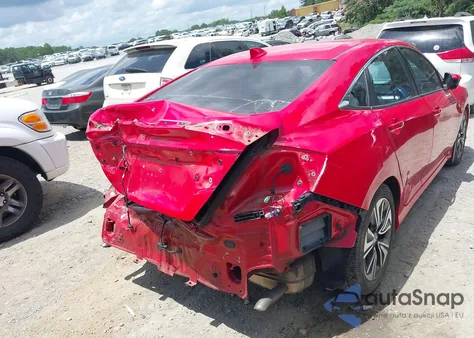 2017 Honda Civic Ex-L из США, поврежденный, VIN 2HGFC1F72HH651604